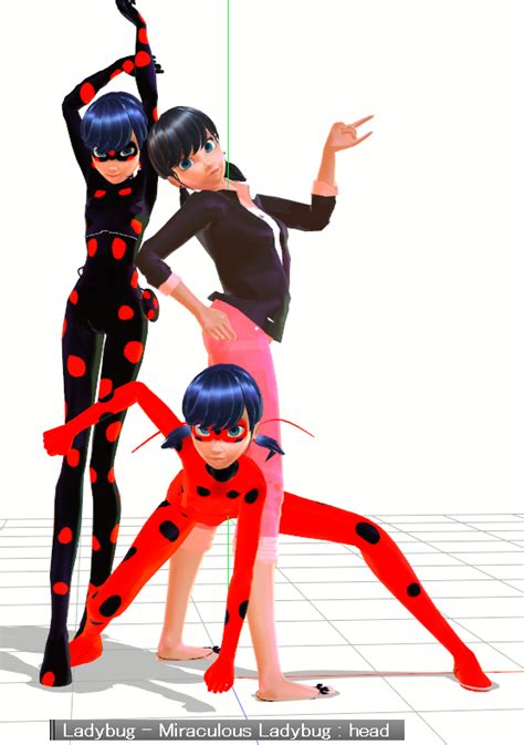 Mmd Miraculous Ladybug Pack Marinette 20 By Sachishirakawa On Deviantart