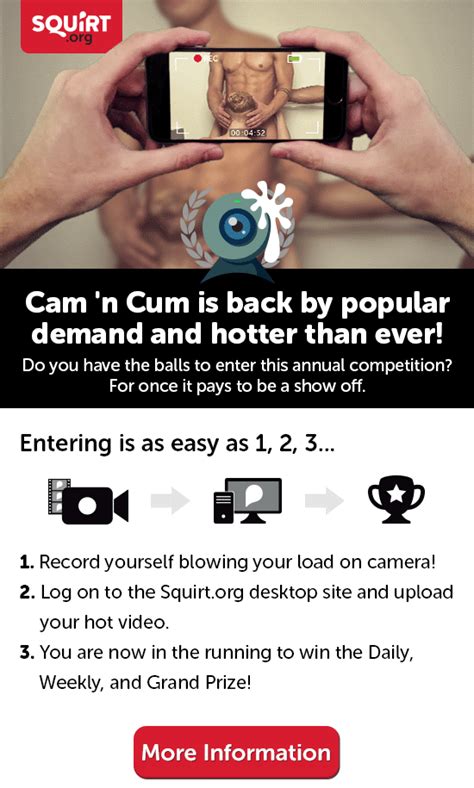 Cam ‘n Cum Is Back Daily Squirt