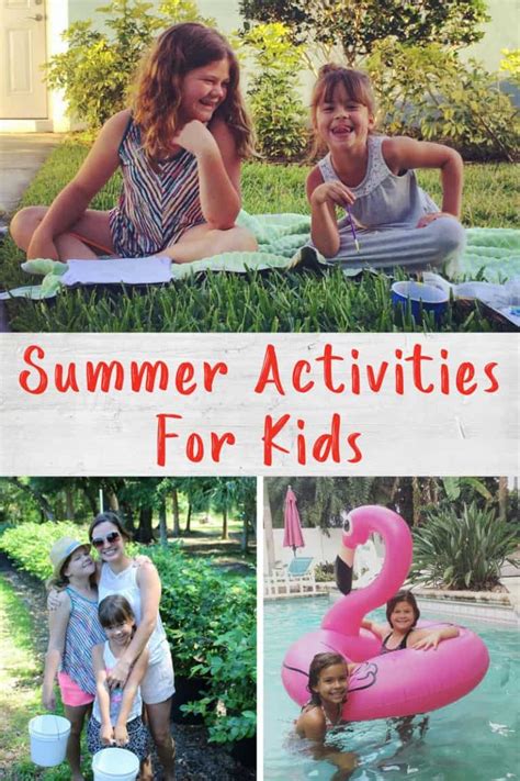 Summer Activities For Kids Summer Snacks For Kids Produce For Kids