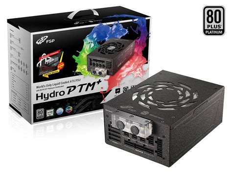 Fsp Hydro Ptm 1200w Liquid Cooled Psu With Rgb Lights In Water Block