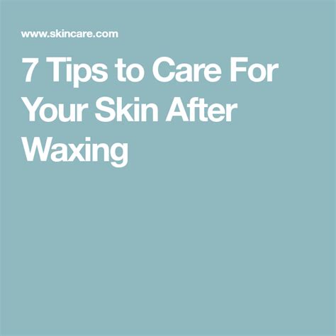 Tips On How To Care For Skin After Waxing By Loréal