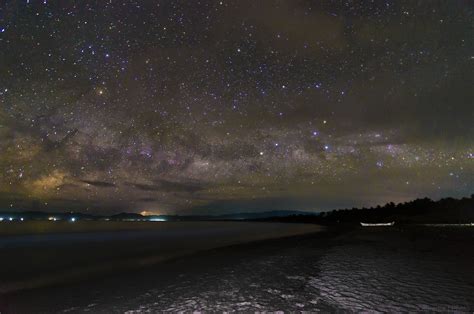 Wallpaper Sky Beach Night Stars Landscape Photography Lights