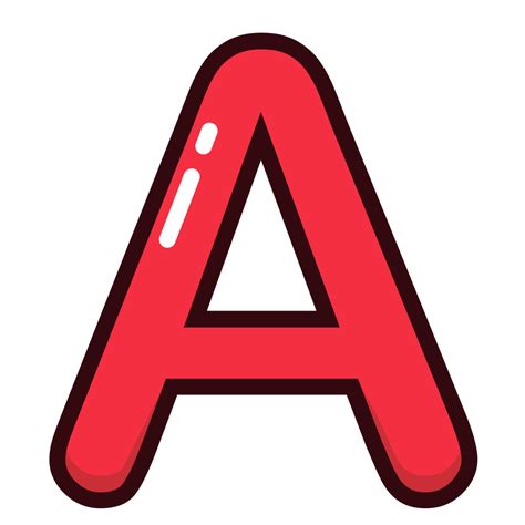 A Letter Red Alphabet Letters Icon Free Download