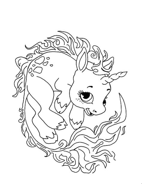 Unicorn Coloring Sheets Tobanga Colors