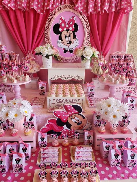 Minie Mouse Birthday Party Ideas Photo Of Minnie Mouse