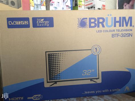Bruhm 32 Led Digital Satellite Smart Cast Television In Accra