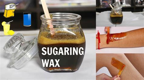 diy sugaring wax for body hair removal how to apply youtube