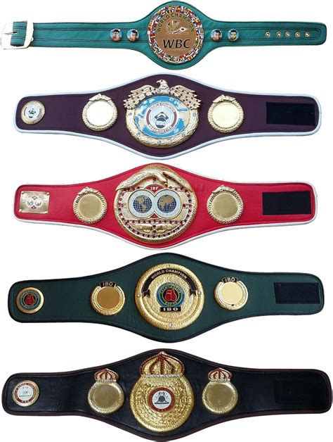 Wbc Wba Wbo Ibf Ibo Championships Boxing Belt Replica Mini 5 Belts