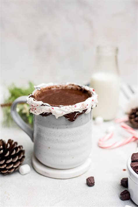 Easy Peppermint Hot Chocolate Recipe A Cookie Named Desire