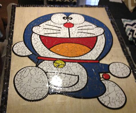 Doraemon Japanese Manga Mosaic Installation Video How To Mosaic Blog