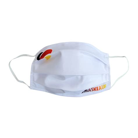 Das am wochenende mit masken ausgetragene spiel der ersten spanischen handballliga (liga asobal) zwischen ademar leon und bm sinfin sorgt für riesige aufregung. Corona Maske mit Deutschland-Flagge in lässigem Mosaik Design