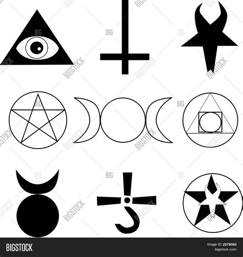 Pagan Symbols Vector And Photo Free Trial Bigstock