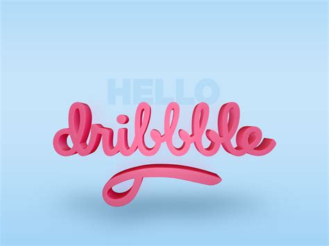 Hello Dribbble By Kasia Brzezinska On Dribbble