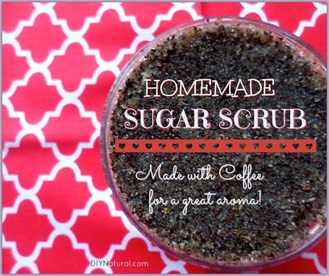 Homemade Sugar Scrub With Coffee For Hands And Feet