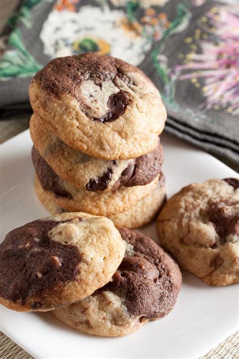 Chocolate Chunk Marble Cookies Wanna Come With