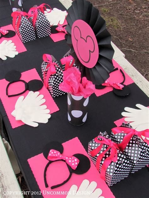 A Minnie Mouse Birthday Party Uncommon Designs