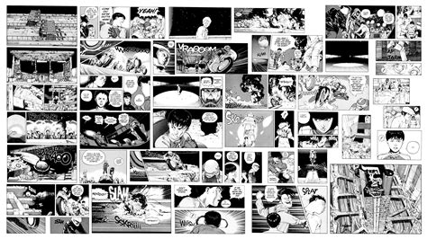 Wallpaper Akira Manga Anime Monochrome 3840x2160