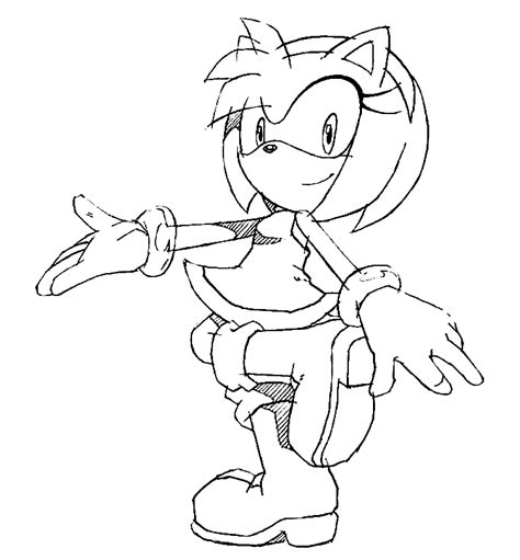 Coloriages Amy Rose Dansant Coloriages Gratuits Imprimer The Best Porn Website