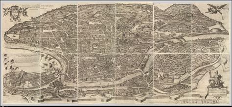Antonio Tempesta Plan Of The City Of Rome The Metropolitan Museum