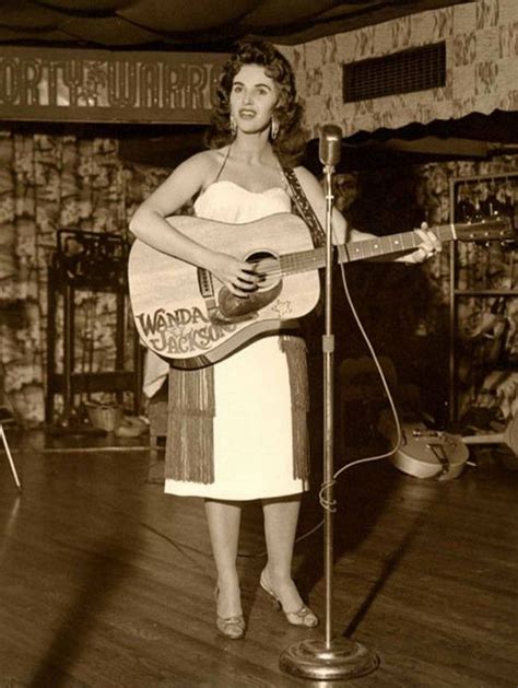 Wanda Jackson Performing 1957 Jackson The Queen Of Rockabilly And
