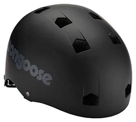 Mongoose Bmx Bike Helmet Multi Sport Kids Helmet Black Youth