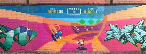 Sonic The Hedgehog Graffiti On Global Geek News Video Games Funny