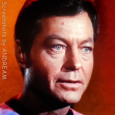 Deforest Kelley As Dr Mccoy Star Trek 1966 Star Trek 1966 Star