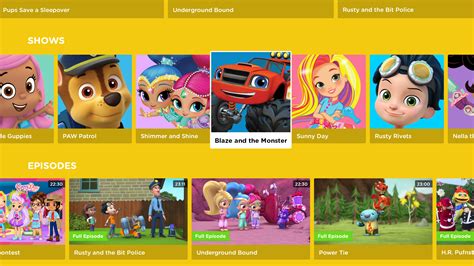Nick Jr For Fire Tv Appstore For Android