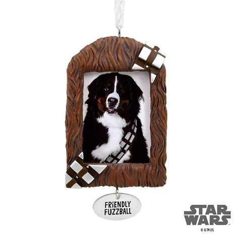 Christmas Star Wars Picture Ornament Chewbacca Pet Frame Personalized