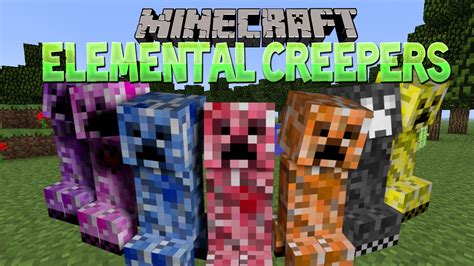 Elemental Creepers Mod 1710 Minecraft Modinstaller