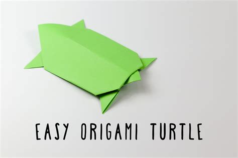 Easy Traditional Origami Turtle Instructions