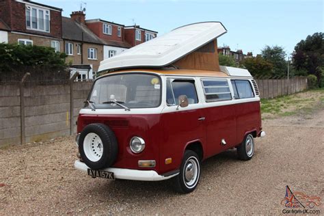 Volkswagen campervans for sale in the uk. Volkswagen Camper Van T2 Early Type 1972, LHD