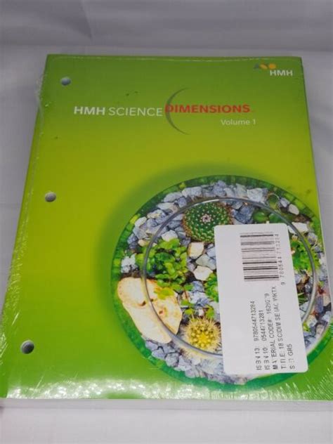 Hmh Dimensions Science Workbook Grade 5 Volume 1and2 New Ebay