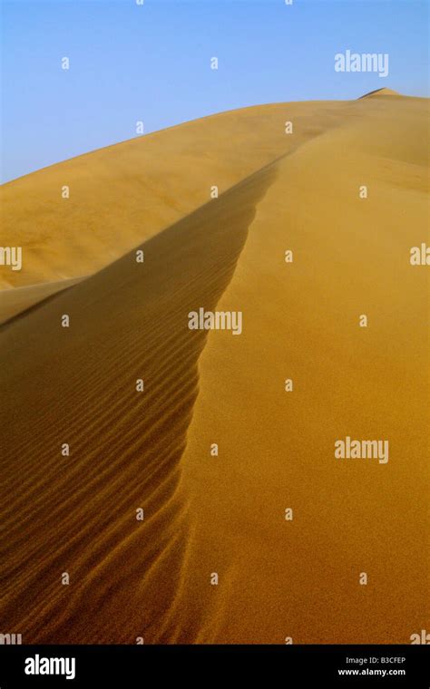 An Amazing Sand Dune Stock Photo Alamy