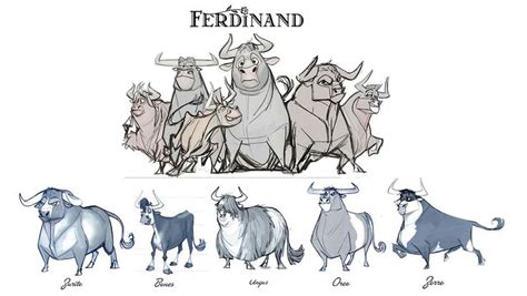 Ferdinand Characters Character Design Animation Character Design