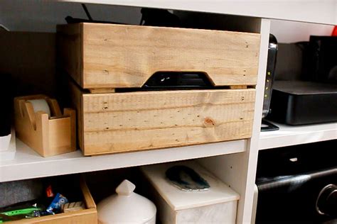 Diy Ikea Rustic Wooden Crate