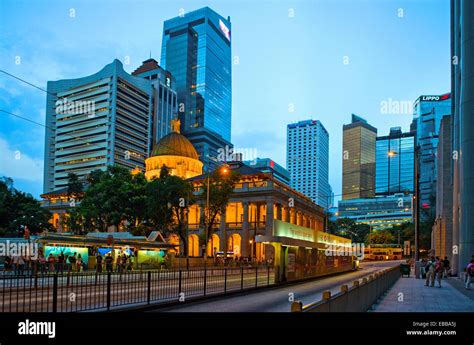 Hong Kong, the colonial building of the Supreme Court in State square