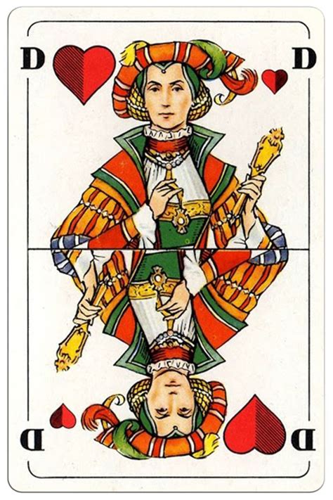 Playingcardstop1000 Queen Of Hearts Neue Altenburger Spielkarten