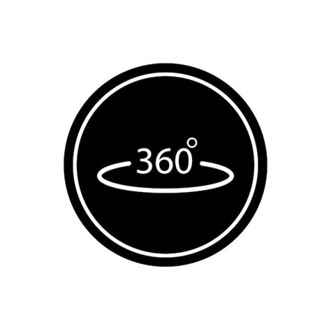 Premium Vector 360 Degree Icon Vector Template Illustration Logo Design