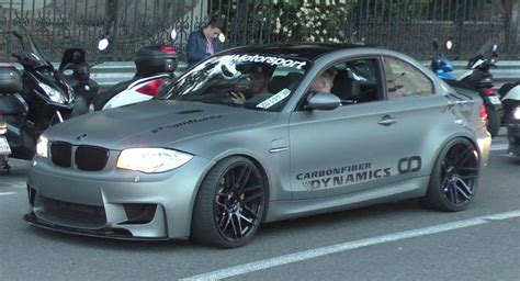Bmw 1m Coupe With Custom Exhaust Sounds Like A Machine Gun Firing