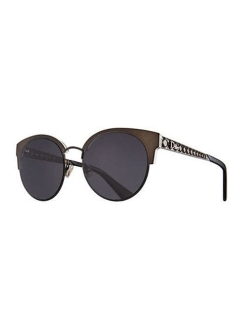 Christian Dior Dioramamini Semi Rimless Mirrored Sunglasses Sunglasses