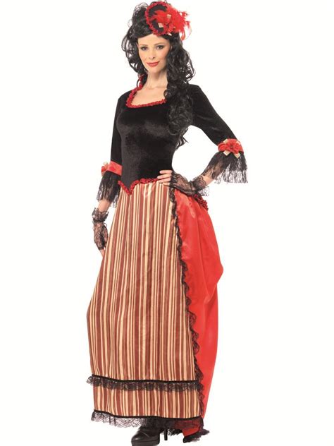 adult authentic wild west western saloon sweetheart ladies fancy dress costume ebay