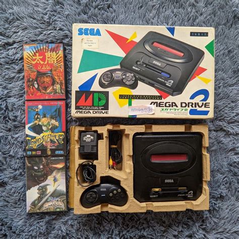 Sega Mega Drive 2 Complete In Box Video Gaming Video Game Consoles