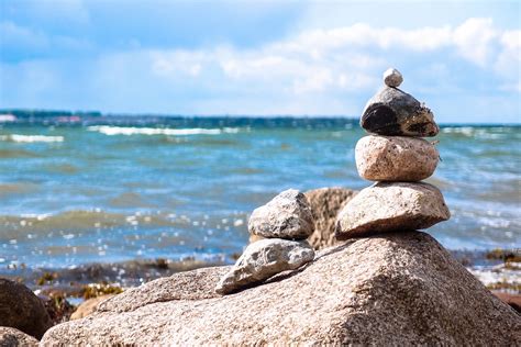 Steine Steinturm Strand · Kostenloses Foto Auf Pixabay