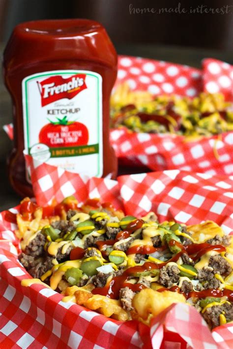 Loaded Cheeseburger Fries Home Made Interest