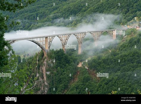 Durdevica Bridge Over Tara Canyon Stock Photo Alamy