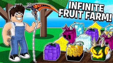 I BUILT AN INFINITE FRUIT FARM IN Blox Fruits 100 Fruits PER HOUR