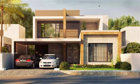 As it is the best possible method to depict a 2d layout effectively in 3d imitation. House Front Elevation Design for Double Floor - TheyDesign ...