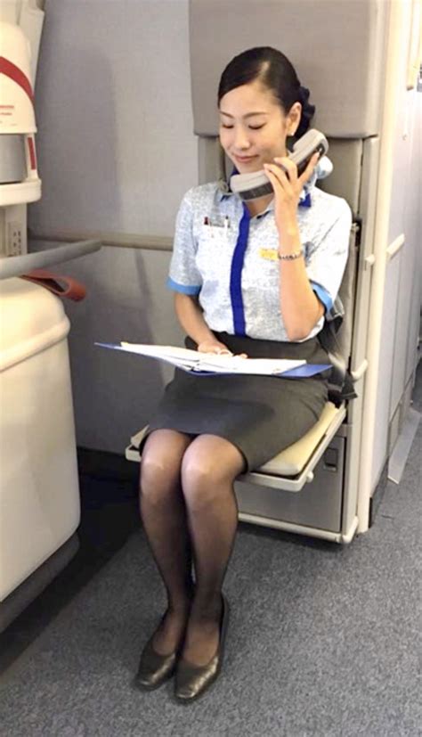 Airline Cabin Crew Airline Uniforms Flight Attendant Uniform Jump Seats Tights And Heels