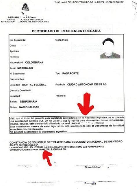 Como Obtener El Certificado De Residencia Permanente Y Precaria En Argentina Sontramites